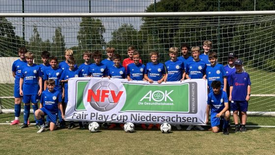 Titelbild U14 FAIRPLAYCUP-SIEGER