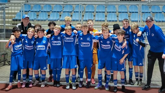 Titelbild Erster Sieg für unsere U14!