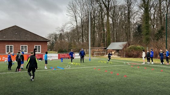 Titelbild Trainingslager der U14 des FC Verden 04 in Westerstede
