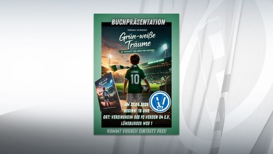 Titelbild Buchvorstellung beim FCV