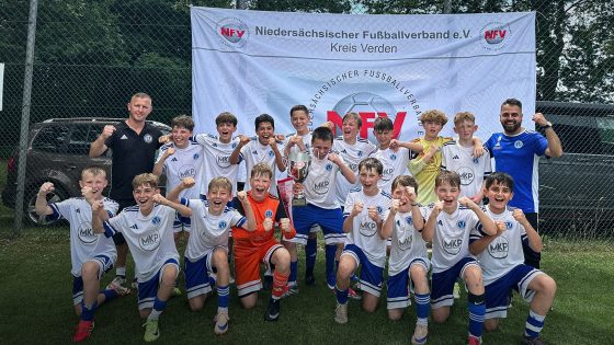 Titelbild U12 I des FC Verden 04 spielt eine herausragende Saison