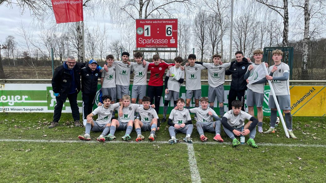 Titelbild U16 mit erfolgreichem letzten Test