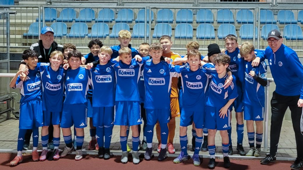 Titelbild Erster Sieg für unsere U14!