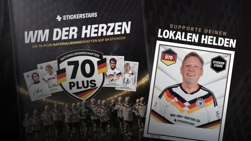Titelbild Unterstütze die 70+ Nationalmannschaft!
