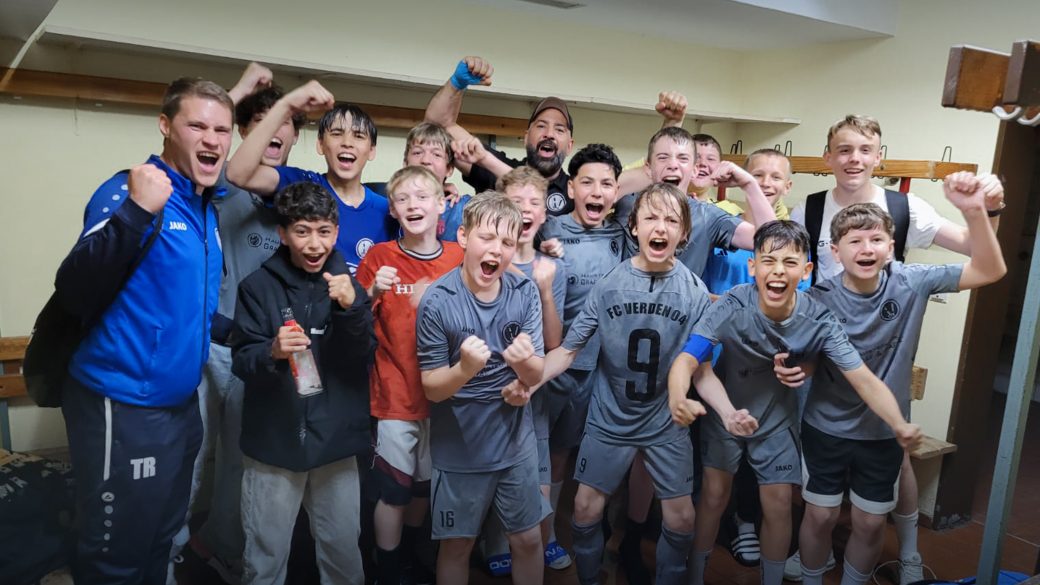 Titelbild U13 des FC Verden 04 krönt starke Saison