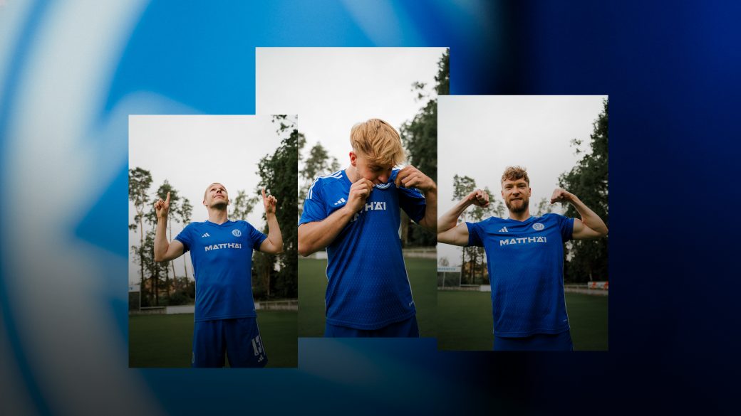 Titelbild Jonas, Basti und Jannis bleiben beim FCV