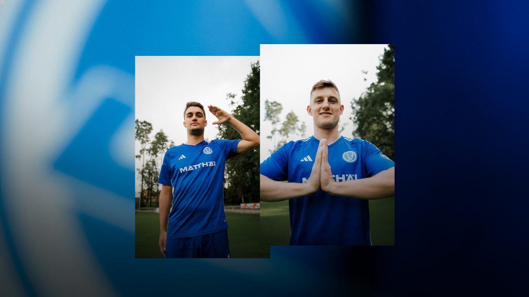 Titelbild Luis Saul und Nils Koehle tragen auch nächste Saison das Trikot des FC Verden 04