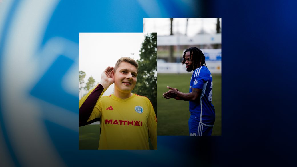 Titelbild Max Hüster und Nathanael Amo-Mensah bleiben beim FCV
