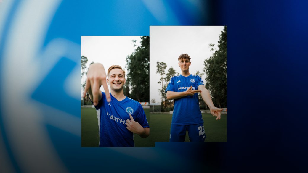 Titelbild Phil Sarrasch und Mathis Meyer bleiben beim FCV